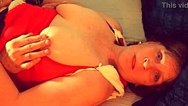 Grannys share Christmas orgasms with licking and fucking.