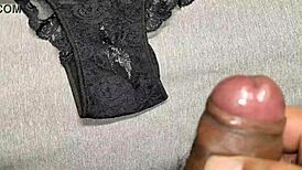 I Came On My Best Friend's Black Lace Panties