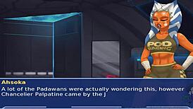 Star wars orange trainer part 29 features cosplay with hot alien girls in group costumes