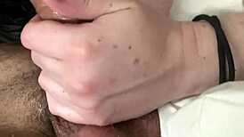 ella works ezekiel’s cock with such wet sucking skills