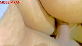 Fucking aunt's daughter from behind, focusing on her big ass in homemade amateurs.