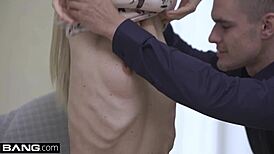 sicilia's tight pussy stretched by big cock in group action