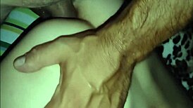 While sitting on husband's dick, his friend inserts fingers into my ass.