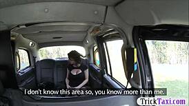 Busty Passenger Feels Intense Pleasure In Pantyhose During Public Banging