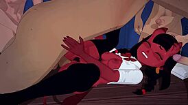 just chilling with meru the succubus in full ova 1-5 hentai action