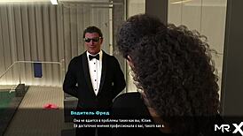 FashionBusiness Maid Strips Down Completely in Wild E1 Scene