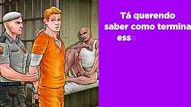 Prison First Day Intense Cellmate Masturbation Session