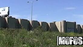 Euro Teen Isabella Christyn Paid to Fuck Near Gym