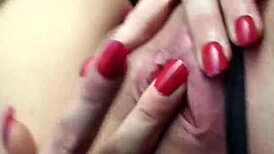 Before Being Fucked by Horny Old Man She Masturbates in Car Alone