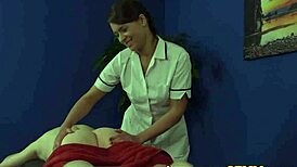 i’m obsessed with cfnm masseuse stroking my dong