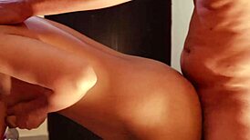 Rose witch bends over for hard doggystyle fucking with her partner