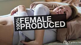 Beauty Kandie and Camille reach intense orgasms while masturbating.