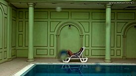 Hot Big Ass Euro Milf Sazan Dives Into Underwater Erotics With Brunette Friend.