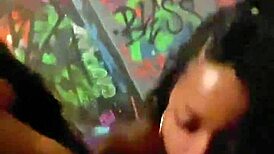 Party Bathroom Encounter with Black Guy Ends in Climax