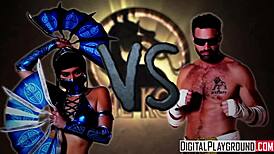 In this mortal kombat xxx parody, warriors engage in intense femdom battles