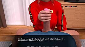 Mary gives intense handjob to John, sucking his penis till he cums in her mouth