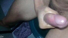 Teen Masturbates Intensely In Bathroom Shower