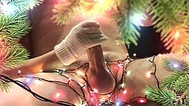 My neighbor surprised me with a Christmas hand and mouth gift this year.