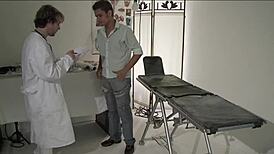 doctor games and fetish fuck with twink couple