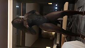 the brazilian pornstar got cum on her face in interracial action