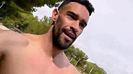 Watch me jerk off on this public trail