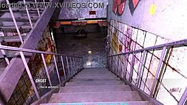 hot black haired babe wants to dance before i fuck her in this hentai