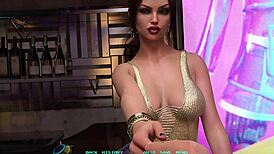 hot black haired babe wants to dance before i fuck her in this hentai