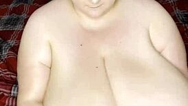 Peyton Thomas' huge oiled tits bouncing