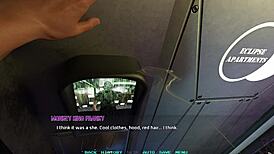 hot black haired babe wants to dance before i fuck her in this hentai