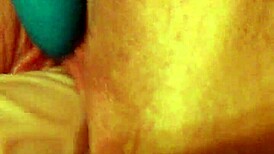 Sexy wife enjoys solo time in skirt and heels