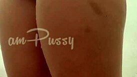 teen asian girl shaving pussy in shower on camera