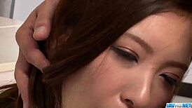 Yui Kasuga says, 'Fuck me and cum on my tits!'