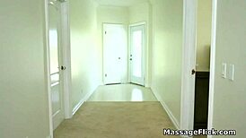 Wow, masseuse gets double penetrated by horny clients! 😍