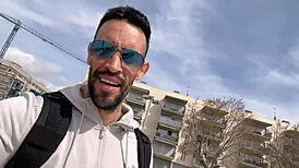 Watch me jerk off on this public trail