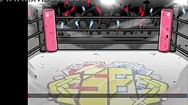 hey girls, check out this intense lesbian catfight in bondage with toys and outdoor fights, part 3 of the anime hentai series 😈💥