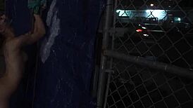 Webcam Teen Anya Olsen Enjoys Rough Outdoor Public Bondage Session