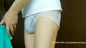 Check out Alejandro Mistral's bulge in those tight undies!