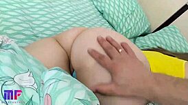 Russian Stepsister with Big Tits Fucked Hard While Sleeping