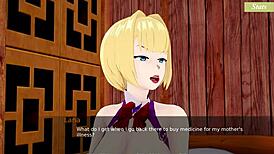 let's play as a charming waitress in this fun scenario 😊