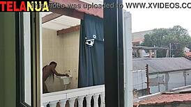 What happens when my neighbor leaves for work? You won't believe it!