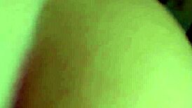 blonde with big ass gets cock and cum on butt while trying lingerie xred melody antunes