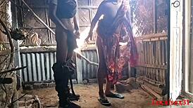 Red Saree Wife Gives Outdoor Blowjob in Official Localsex31 Video!