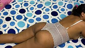 Mayemarc1 Poses Seductively On Back