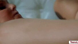 Oh my! Stepmom MILF craves licking step teen's sweet pussy!