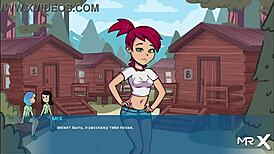 Camppinewood: Redhead Pussy Creampie in Anime Action E1 Episode 14