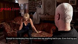 Experienced Blondie Humiliated and Cries in Brutal Session