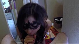 Family Strokes Night and Teen Swalloween Fun