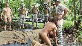 shirtless military muscle and teen 18+ virgin blowjob movie gay jungle