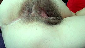 My hairy ass winking close-up for minutes