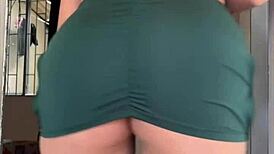 Angel Rosex Cleans House, Showing Off Her Big Ass and Tits